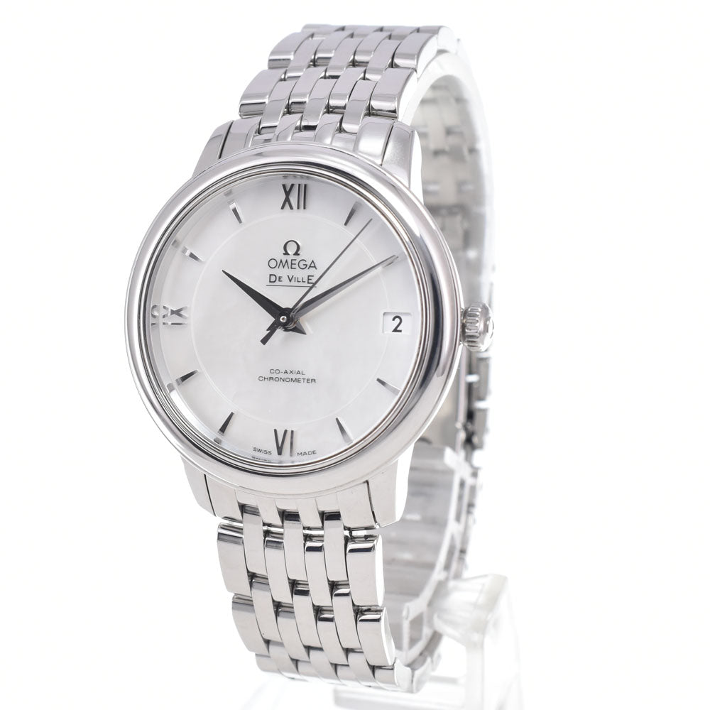 with paper OMEGA De Ville Prestige 424.10.33.20.05.00﻿1 Date White shell Dial Automatic Ladies
 Watch R#149193