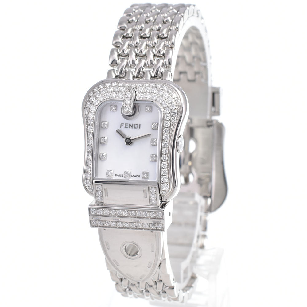 with paper FENDI 3800L diamond White shell Dial Quartz Ladies
 Watch Q#149196