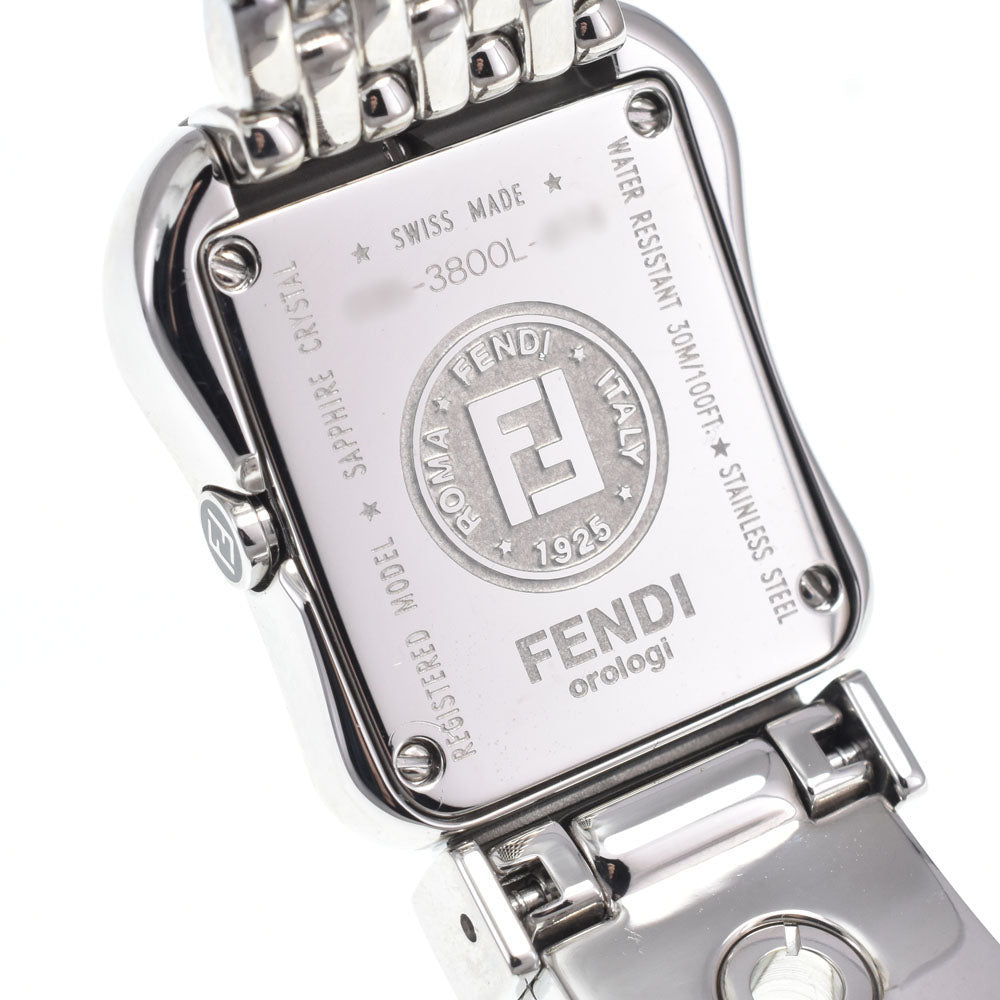 with paper FENDI 3800L diamond White shell Dial Quartz Ladies
 Watch Q#149196
