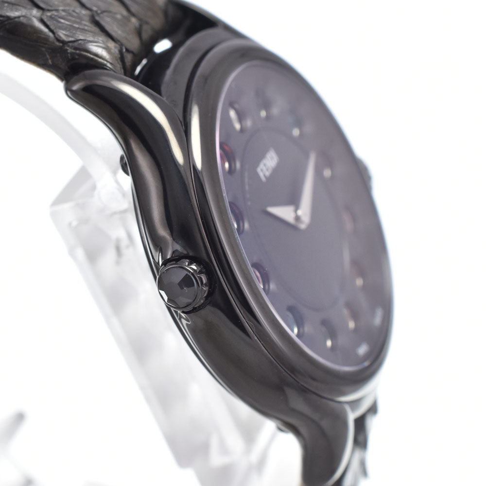 with paper FENDI Crazy carat 10500L Change gemstone black Dial Quartz Ladies
 Watch Q#149197