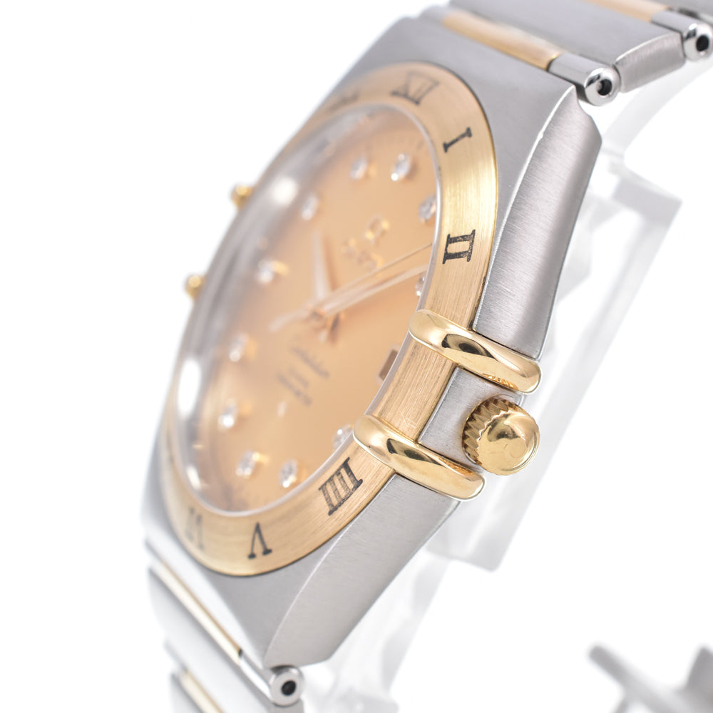 with paper OMEGA Constellation 111.20.36.20.58.001 11P Diamond gold Dial Automatic Men's
 Watch Q#149200