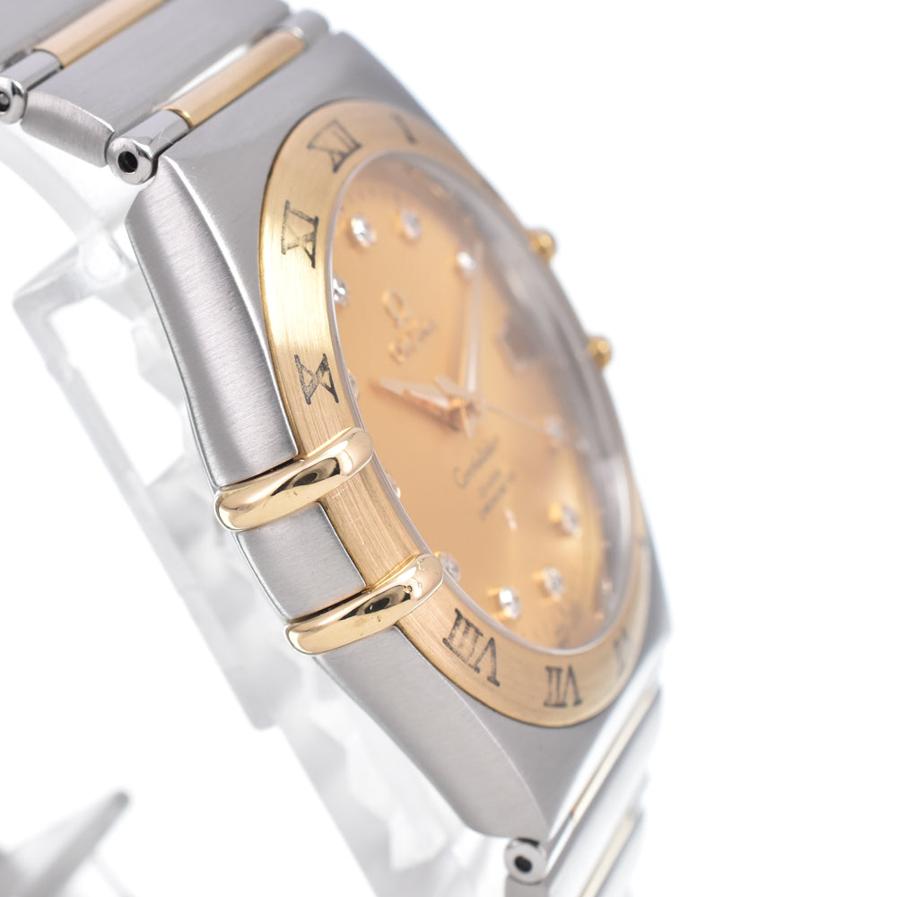 with paper OMEGA Constellation 111.20.36.20.58.001 11P Diamond gold Dial Automatic Men's
 Watch Q#149200