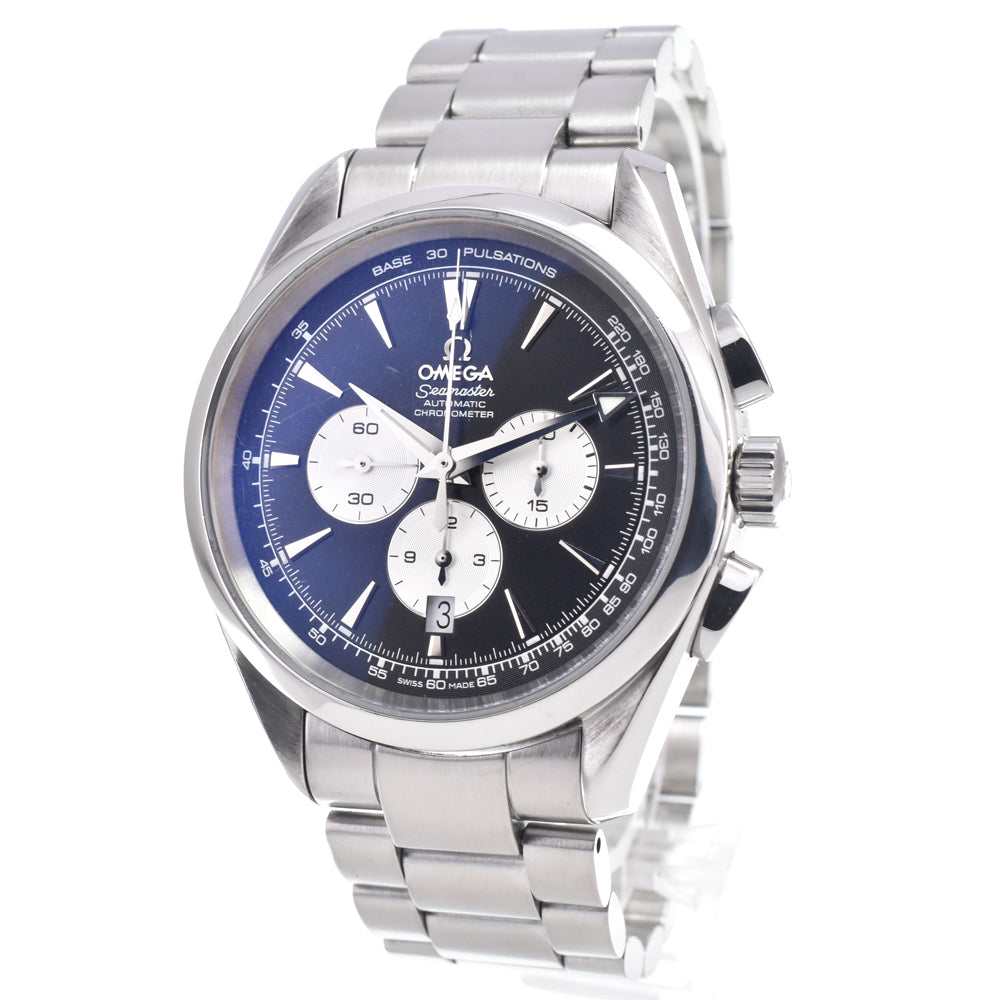 with paper OMEGA Seamaster Aqua Terra 221.10.42.40.01.002 Chronograph Date black Dial Automatic Men's
 Watch Q#149201