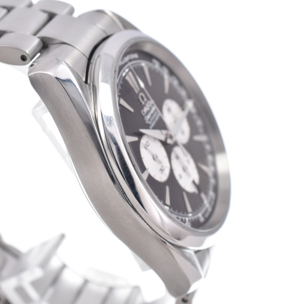 with paper OMEGA Seamaster Aqua Terra 221.10.42.40.01.002 Chronograph Date black Dial Automatic Men's
 Watch Q#149201