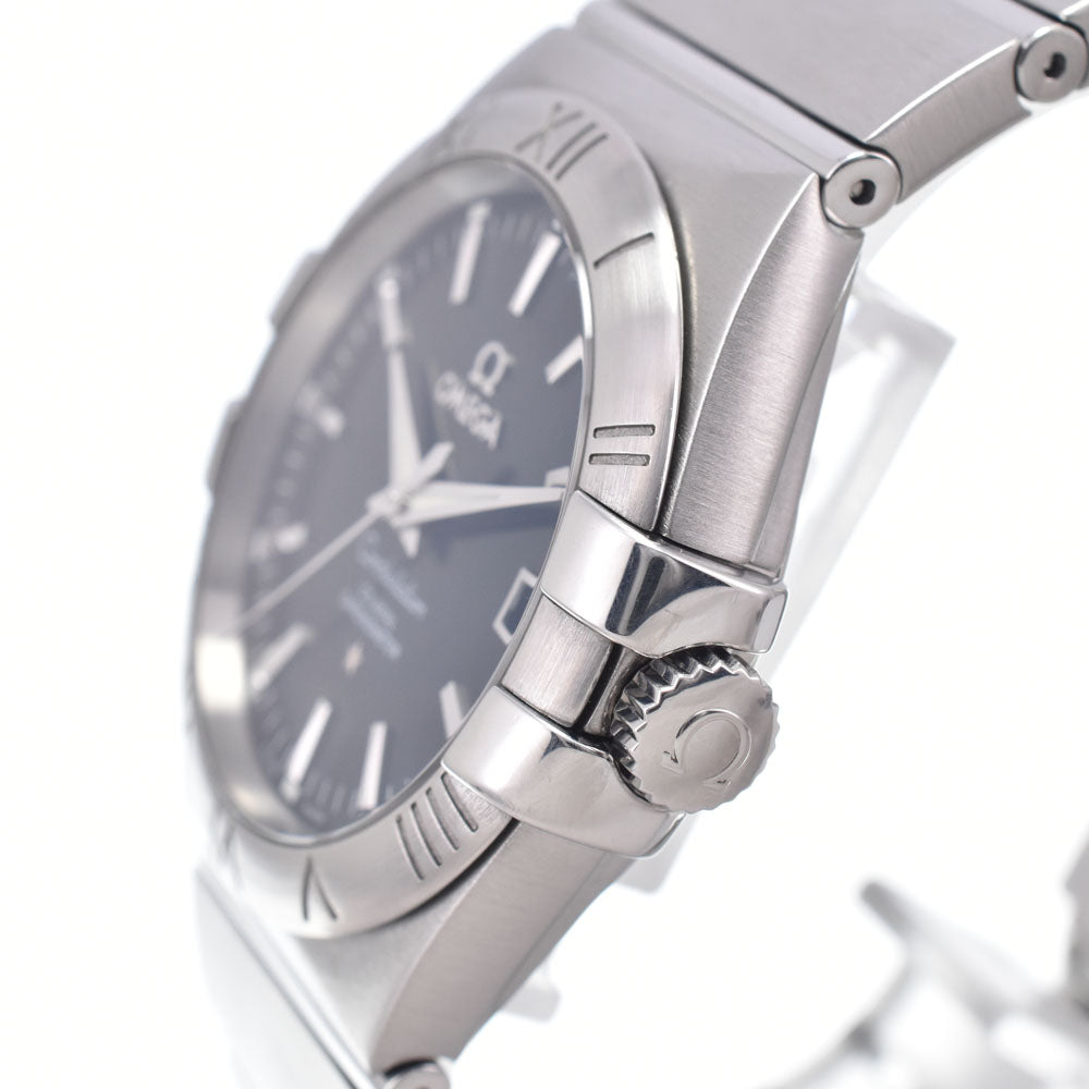 with paper OMEGA Constellation Coaxial 123.10.35.20.01.001 Date black Dial Automatic Men's
 Watch Q#149202