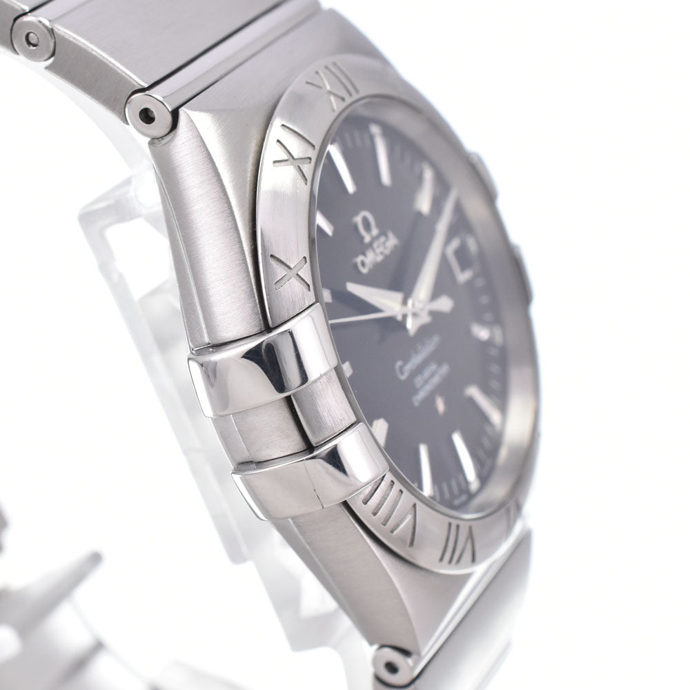 with paper OMEGA Constellation Coaxial 123.10.35.20.01.001 Date black Dial Automatic Men's
 Watch Q#149202