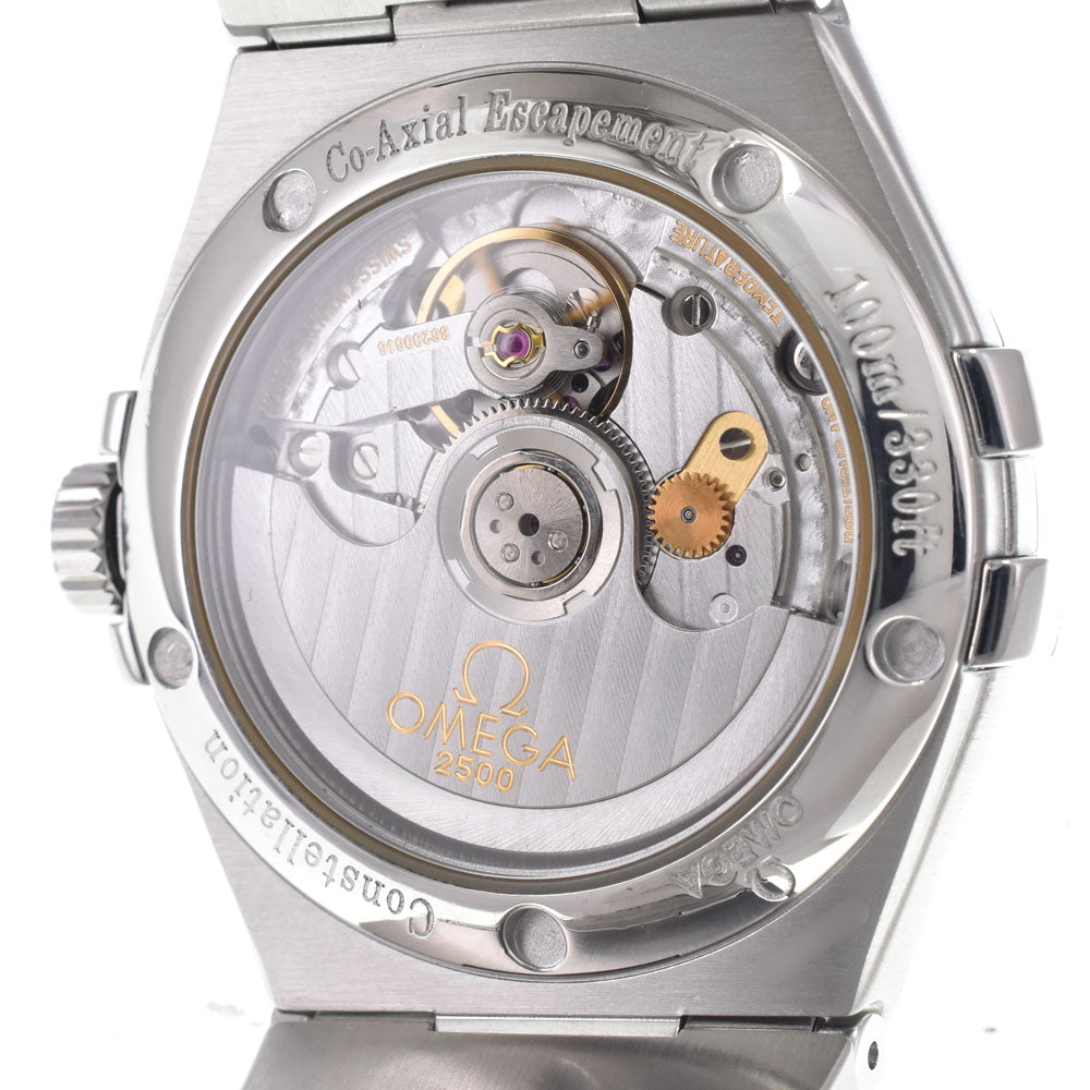 with paper OMEGA Constellation Coaxial 123.10.35.20.01.001 Date black Dial Automatic Men's
 Watch Q#149202