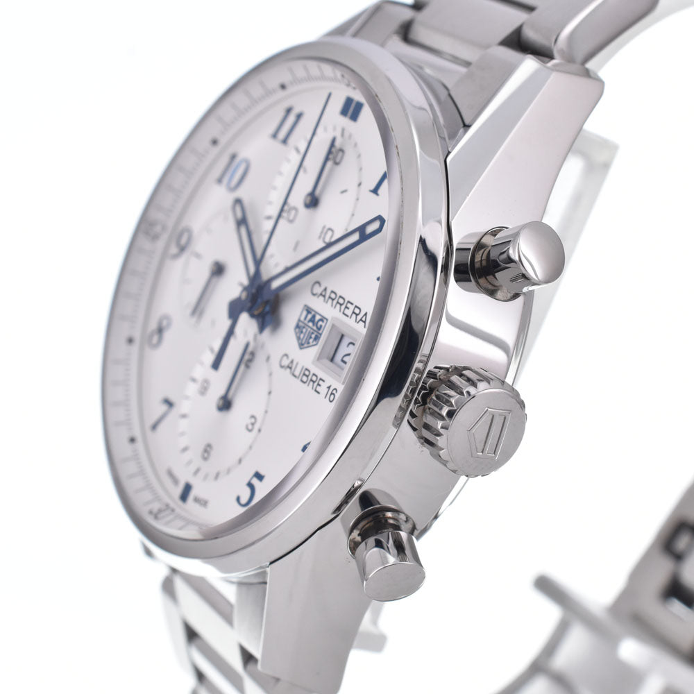 with paper TAG HEUER Carrera CBK2114.BA0715 Chronograph Silver Dial Automatic Men's
 Watch R#149203