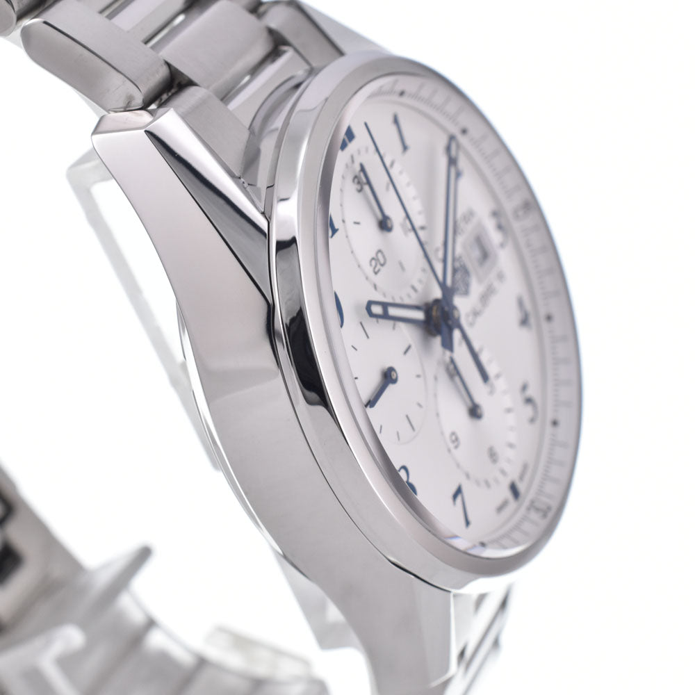 with paper TAG HEUER Carrera CBK2114.BA0715 Chronograph Silver Dial Automatic Men's
 Watch R#149203