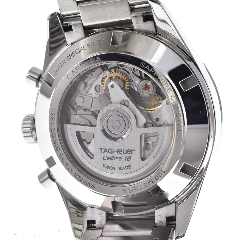 with paper TAG HEUER Carrera CBK2114.BA0715 Chronograph Silver Dial Automatic Men's
 Watch R#149203