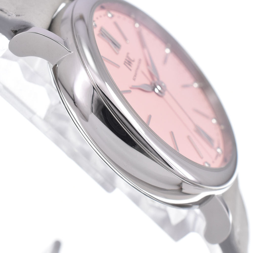 with paper IWC SCHAFFHAUSEN Portofino Automatic IW357417 12P diamond pink Dial Automatic Ladies
 Watch P#149204
