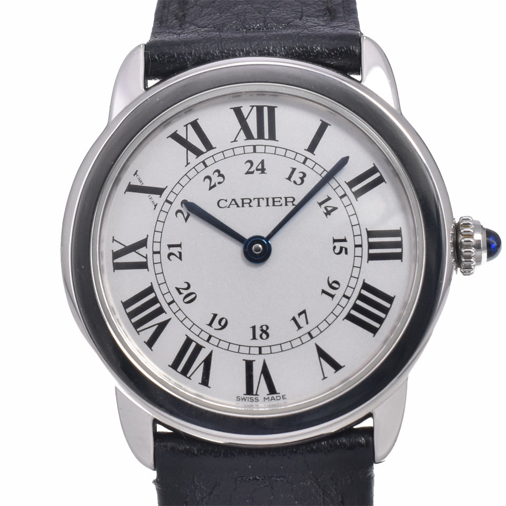 with paper CARTIER Ronde Solo de Cartier WSRN0019 Silver Dial Quartz Ladies
 Watch Q#149205