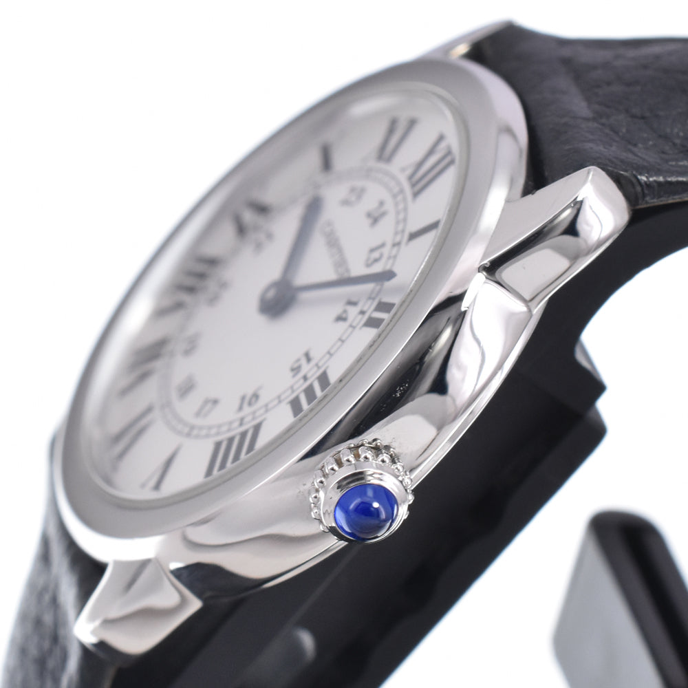 with paper CARTIER Ronde Solo de Cartier WSRN0019 Silver Dial Quartz Ladies
 Watch Q#149205