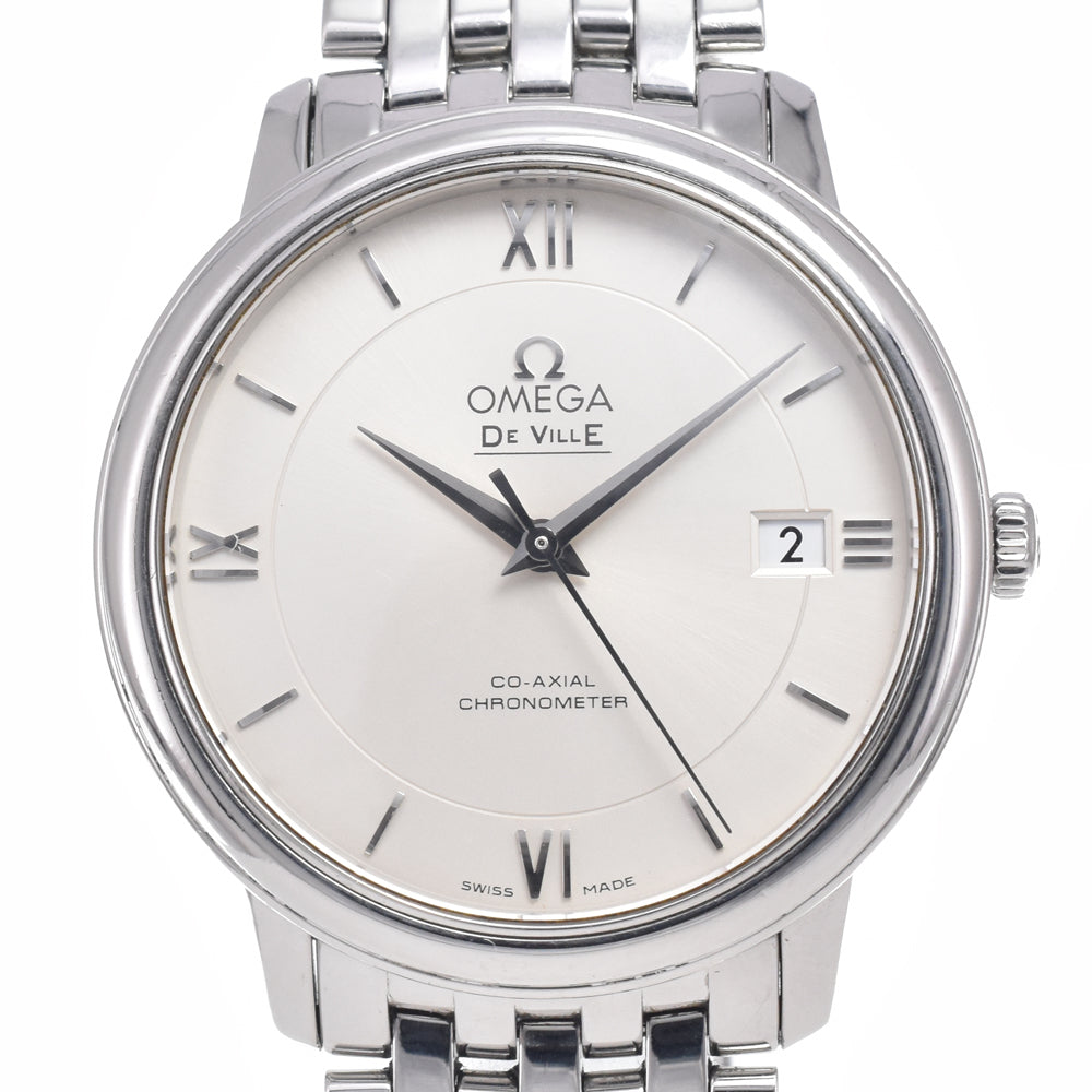with paper OMEGA De Ville 424.10.37.20.02.001 Date Silver Dial Automatic Men's
 Watch Q#149206