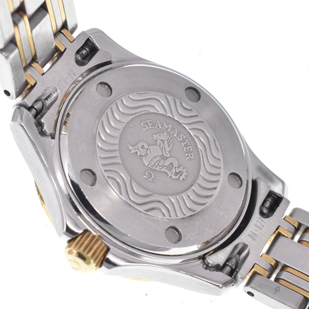 OMEGA Seamaster Diamond Cal.1424 Champagne Gold Dial Quartz Ladies
 Watch R#149207