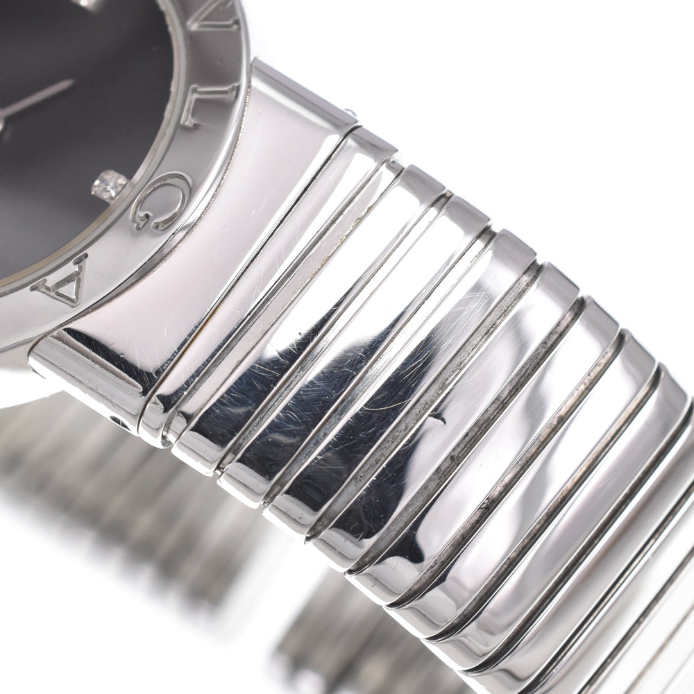 BVLGARI Bvlgari Bvlgari Tubogas BB262TS 4P Diamond black Dial Quartz Ladies
 Watch R#149208