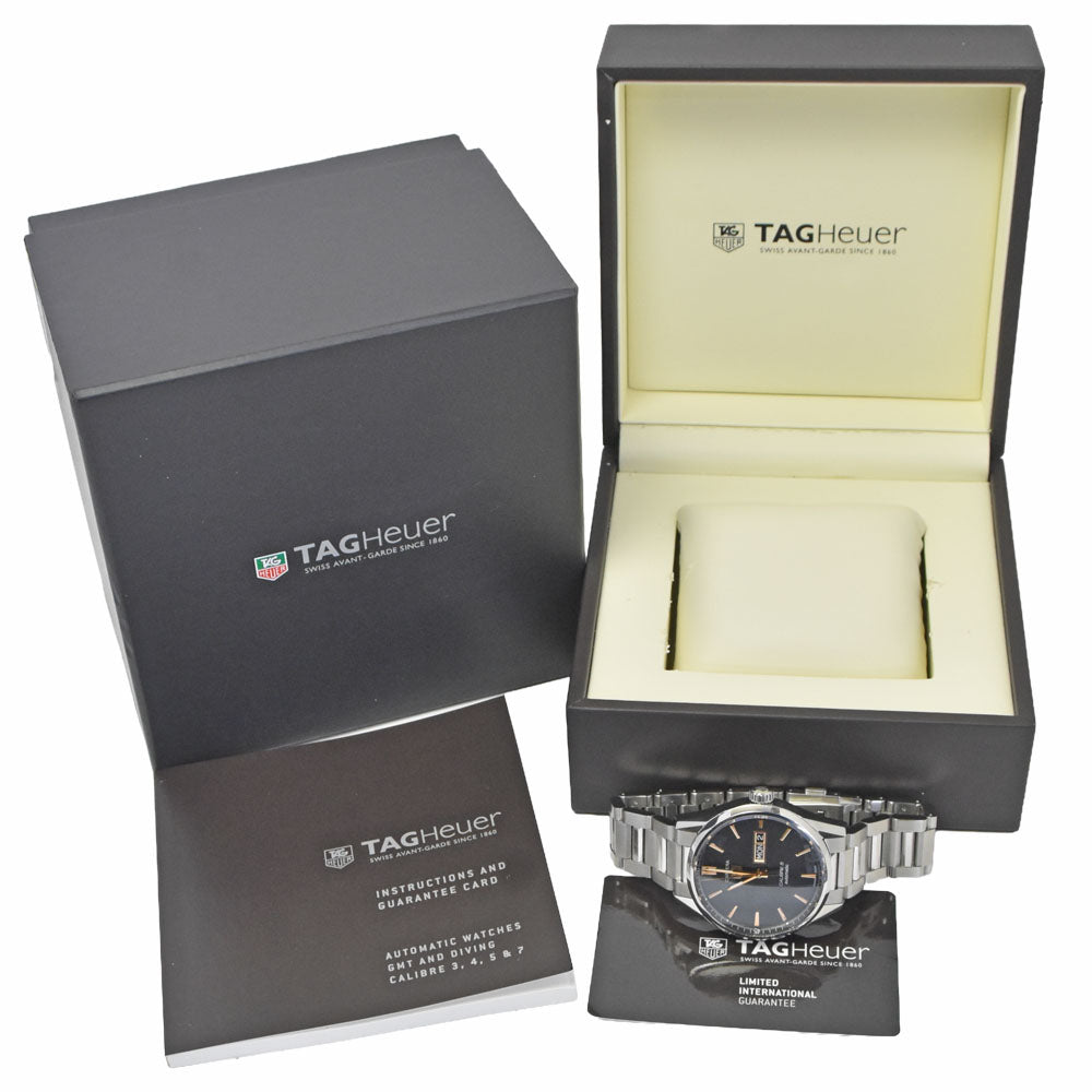 with paper TAG HEUER Carrera WAR201C.BA0723 Caliber 5 day date black Dial Automatic Men's
 Watch C#149209