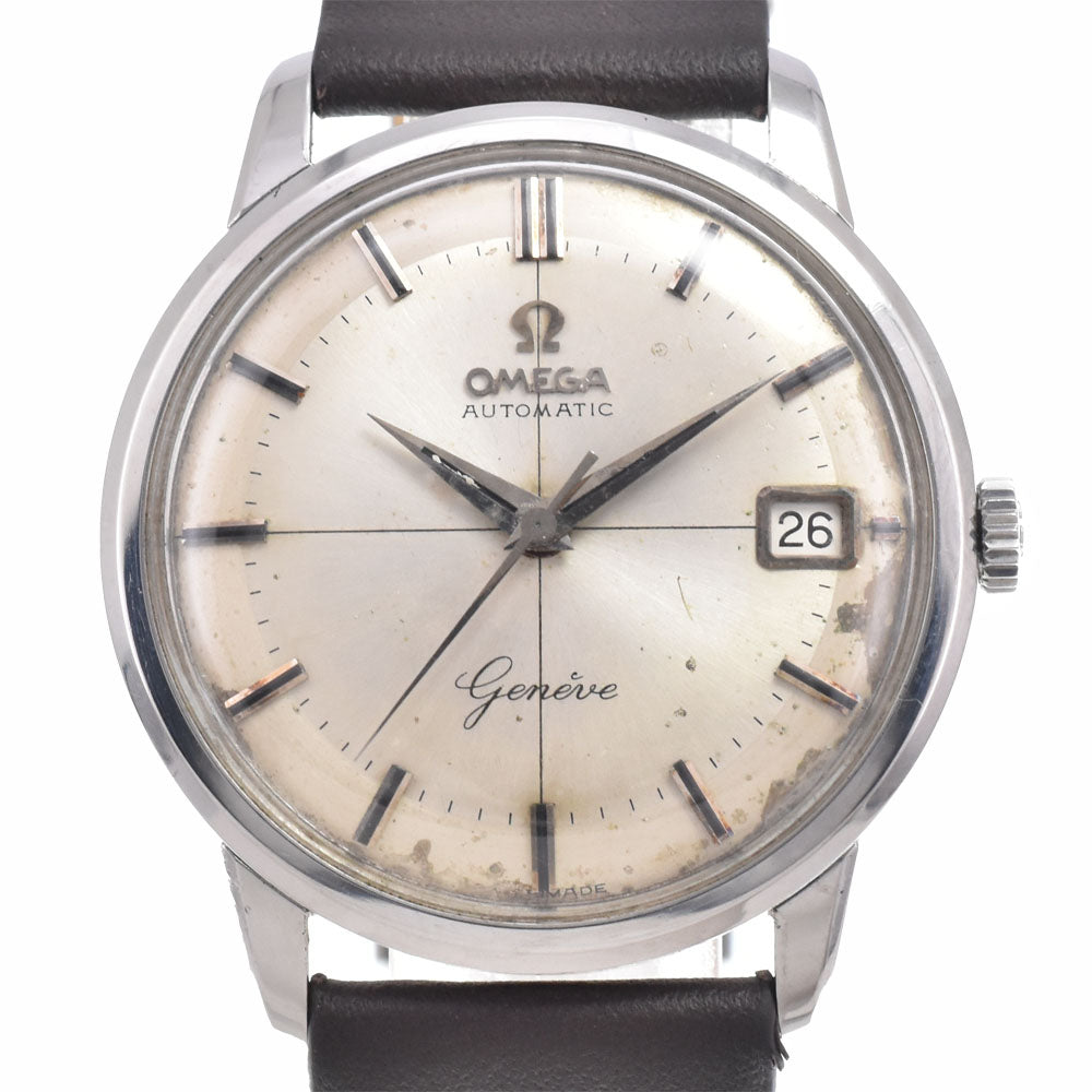 OMEGA Geneva 14703-2SC vintage Cal.562 Date Silver Dial Automatic Men's
 Watch G#149211