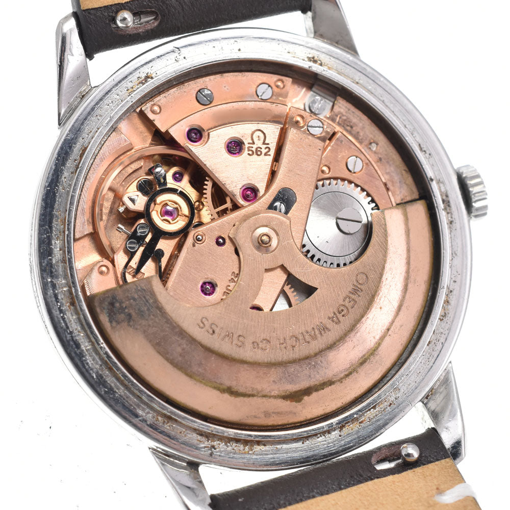OMEGA Geneva 14703-2SC vintage Cal.562 Date Silver Dial Automatic Men's
 Watch G#149211