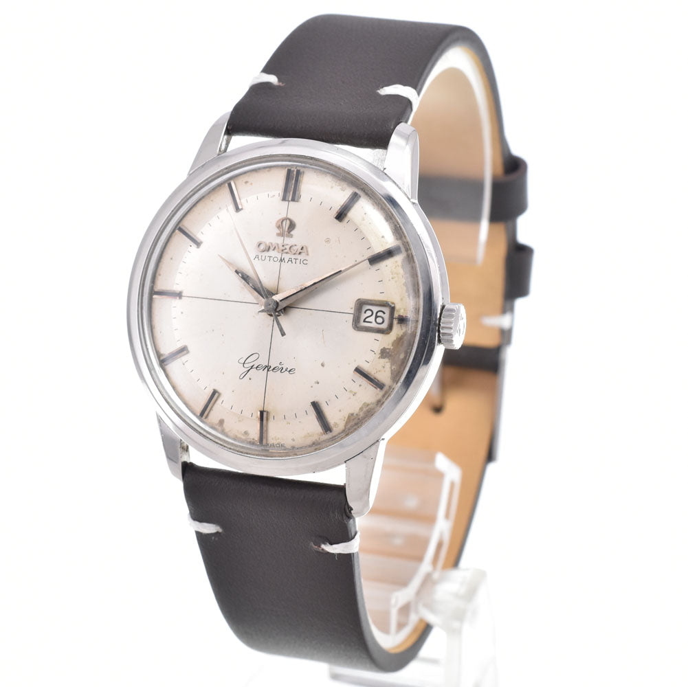 OMEGA Geneva 14703-2SC vintage Cal.562 Date Silver Dial Automatic Men's
 Watch G#149211