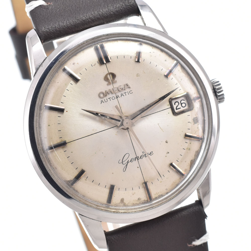 OMEGA Geneva 14703-2SC vintage Cal.562 Date Silver Dial Automatic Men's
 Watch G#149211