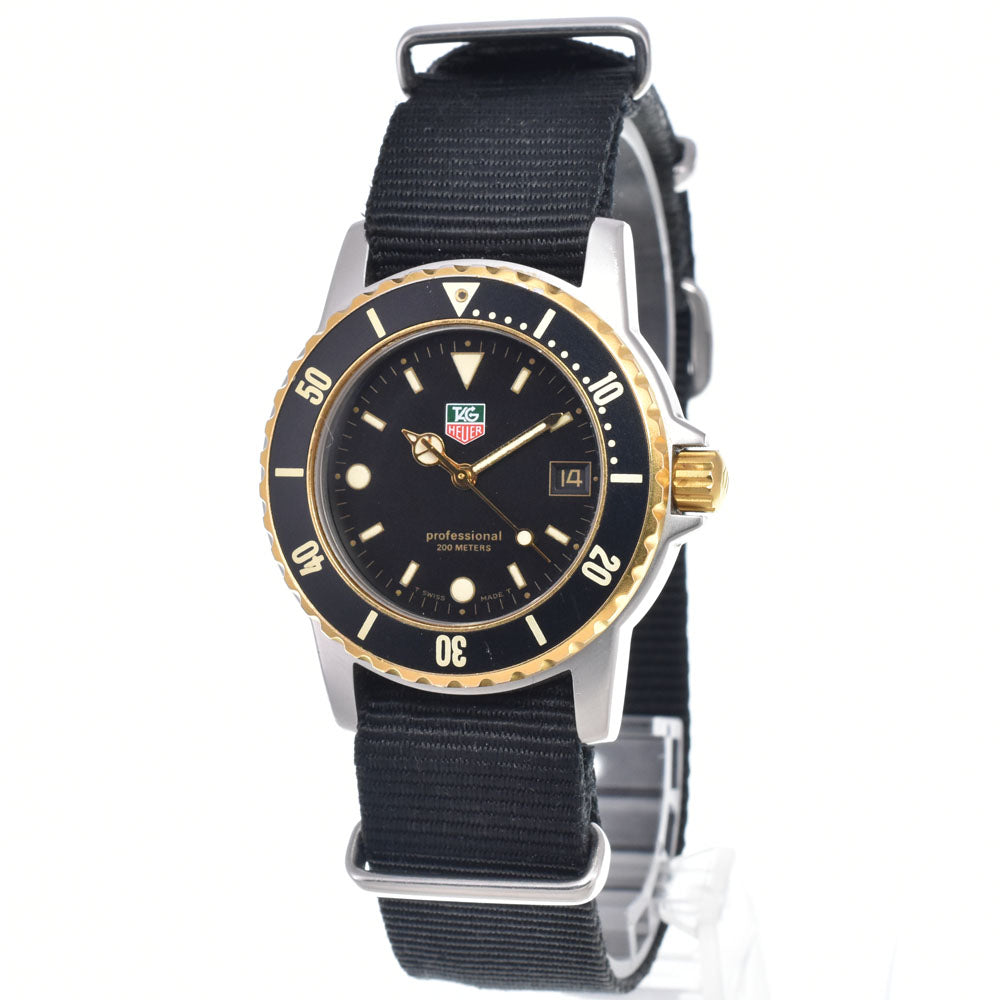 TAG HEUER 1500 series 925.213G-2 Professional 200 m black Dial Quartz Men's
 Watch Q#149215