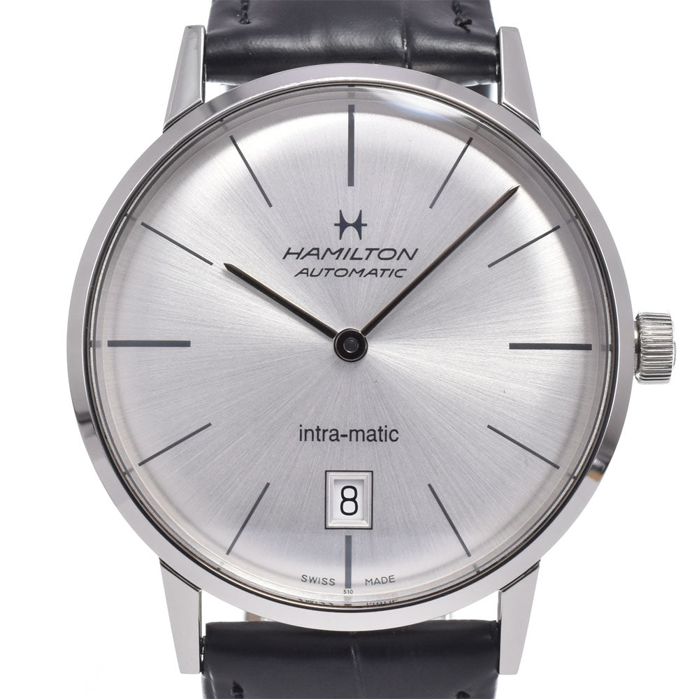 with paper HAMILTON Intramatic H384551 Silver Dial Automatic Men's
 Watch R#149216