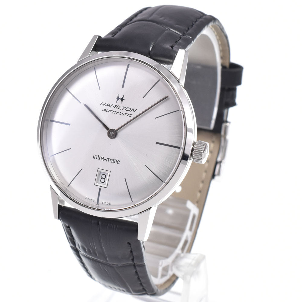 with paper HAMILTON Intramatic H384551 Silver Dial Automatic Men's
 Watch R#149216