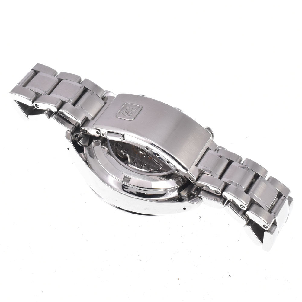 with paper SEIKO Grand Seiko 9R86-0AA0/SBGC003 Chronograph power reserve black Dial Spring drive Men's
 Watch Q#149218