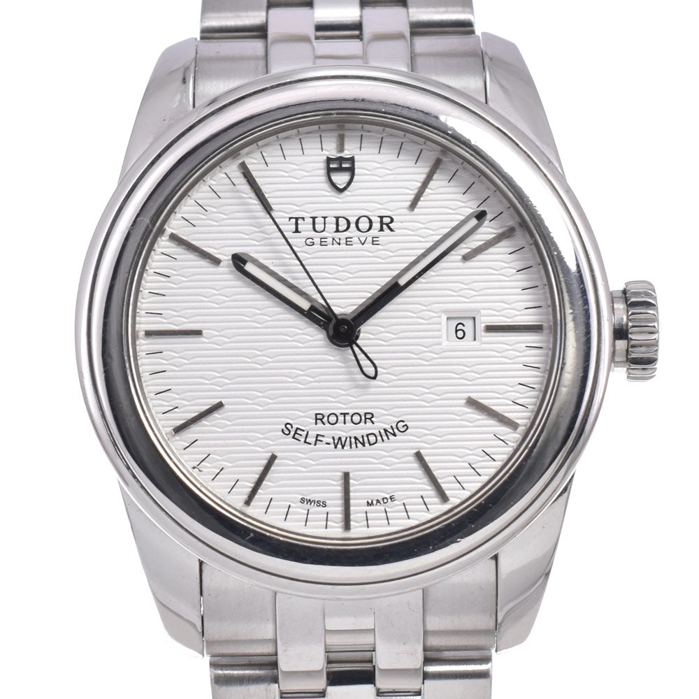 with paper TUDOR Grammar Date 53000 white Dial Automatic Ladies
 Watch R#149223