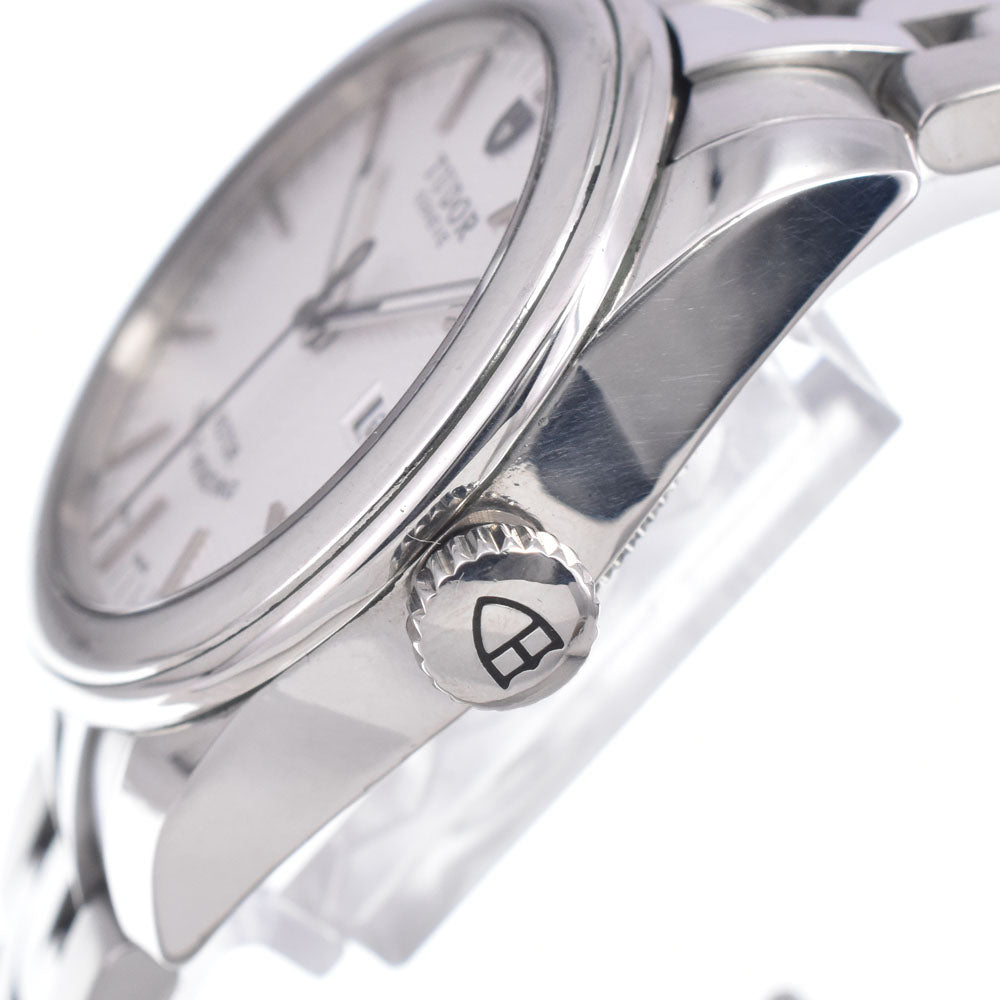 with paper TUDOR Grammar Date 53000 white Dial Automatic Ladies
 Watch R#149223