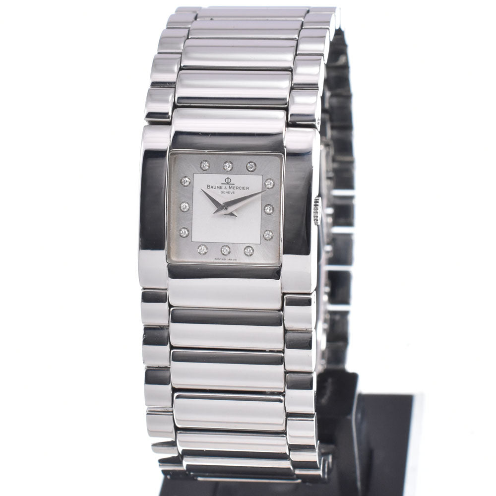 Baume & Mercier catwalk MV045219 12P diamond Silver Dial Quartz Ladies
 Watch A#149230