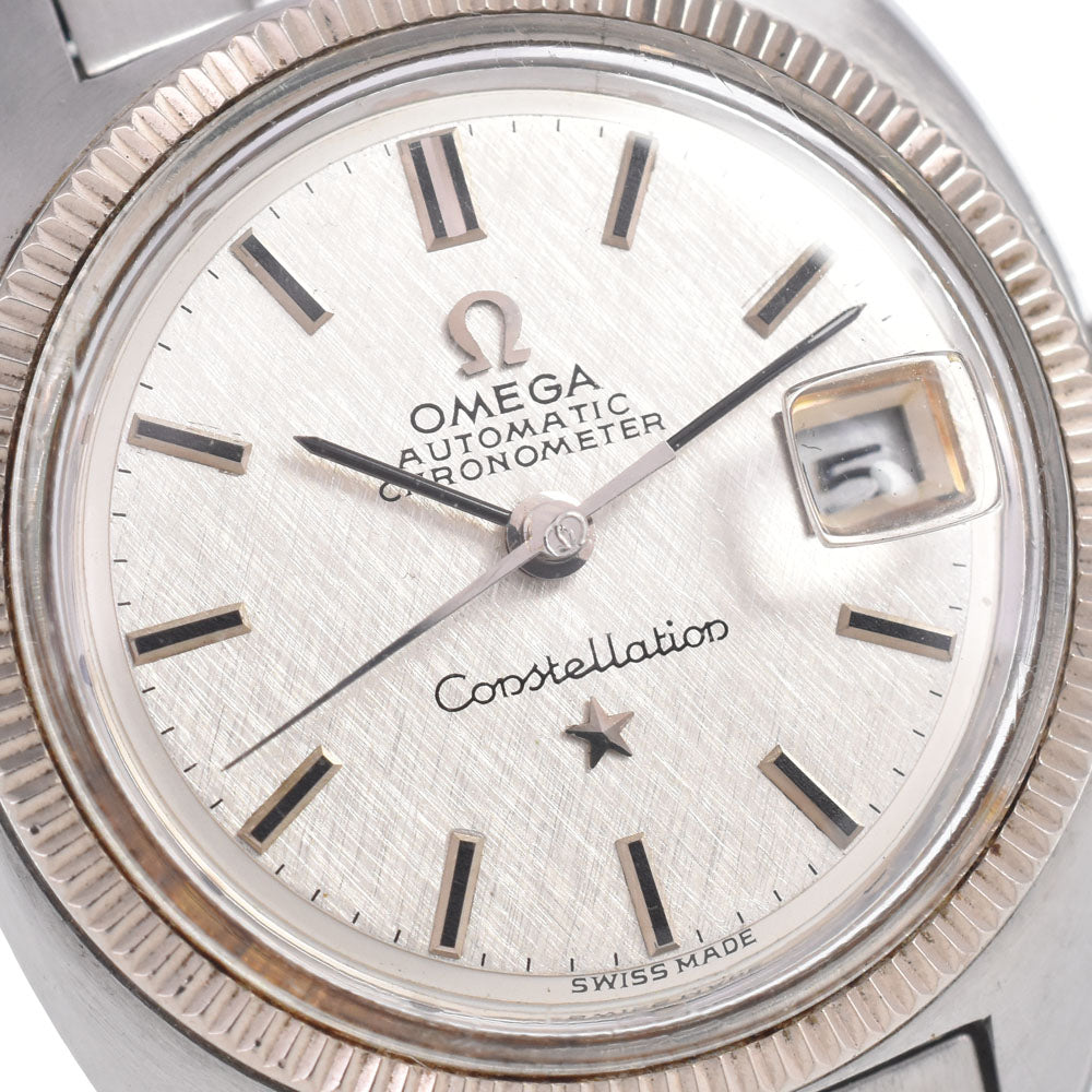 OMEGA Constellation 568.001 vintage Cal.682, 18K White Gold Bezel, Date Silver Dial Automatic Ladies
 Watch A#149232