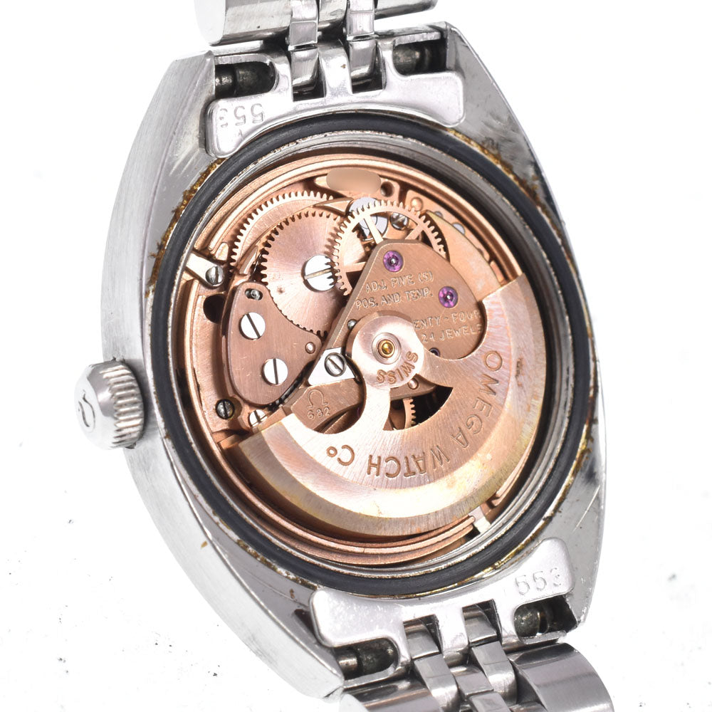 OMEGA Constellation 568.001 vintage Cal.682, 18K White Gold Bezel, Date Silver Dial Automatic Ladies
 Watch A#149232