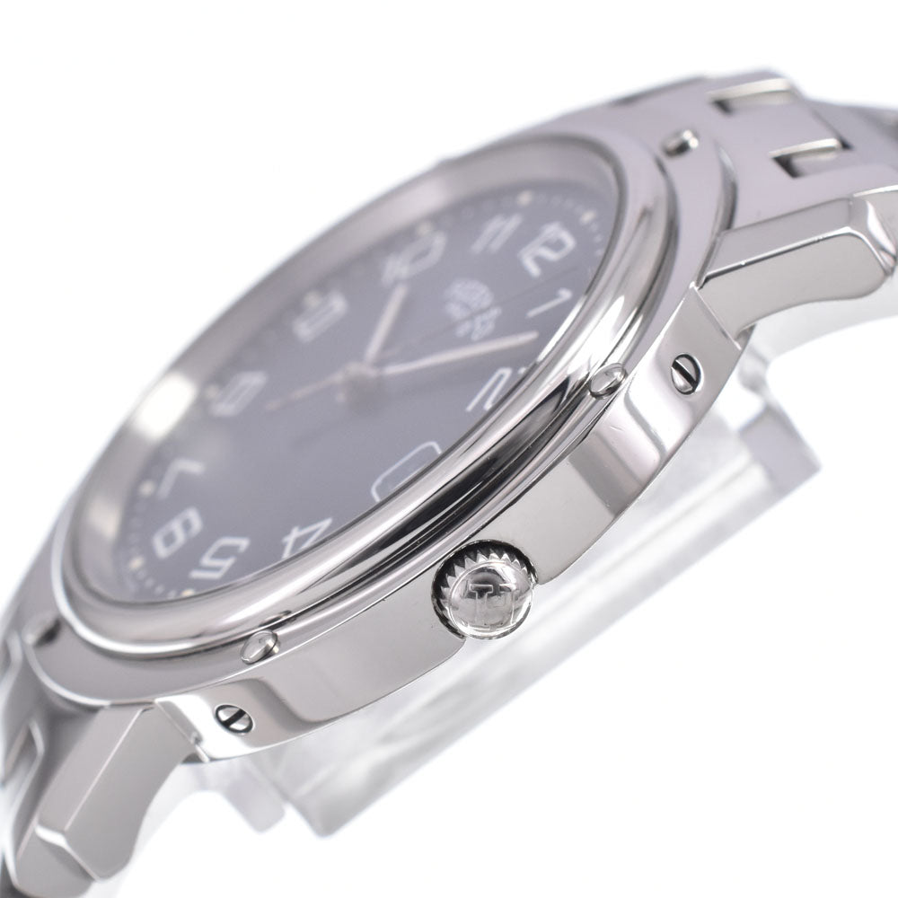 HERMES Clipper CL6.710 Date Stainless Steel blue Dial Quartz Men's
 Watch A#149234