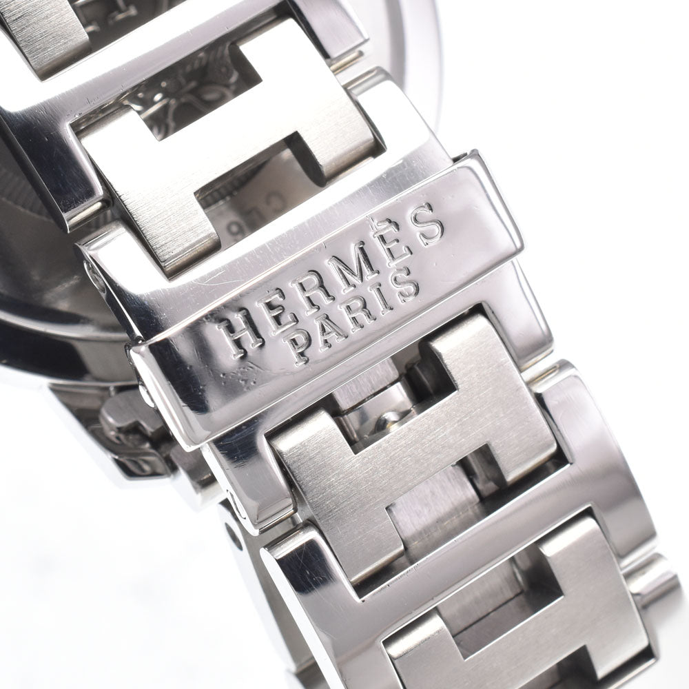 HERMES Clipper CL6.710 Date Stainless Steel blue Dial Quartz Men's
 Watch A#149234