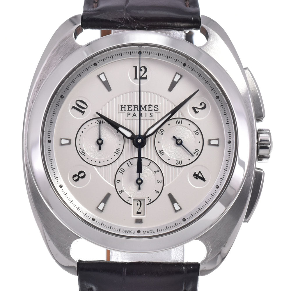 HERMES Dressage DR5.910 Chronograph Silver Dial Automatic Men's
 Watch Q#149236