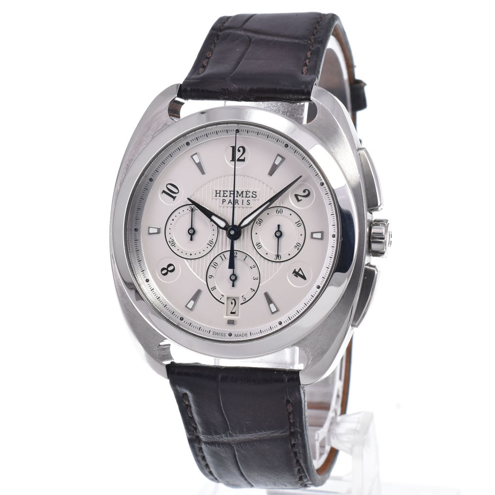 HERMES Dressage DR5.910 Chronograph Silver Dial Automatic Men's
 Watch Q#149236