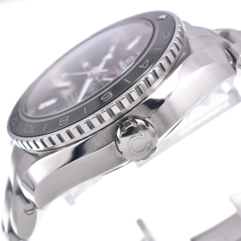 with paper OMEGA Seamaster Planet Ocean 232.30.44.22.01.001 GMT black Dial Automatic Men's
 Watch Q#149237