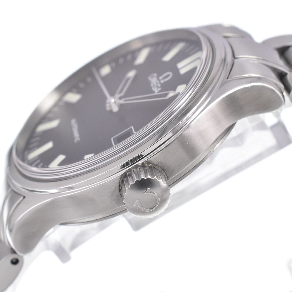 with paper OMEGA Classic dynamic 5203.51 Date black Dial Automatic