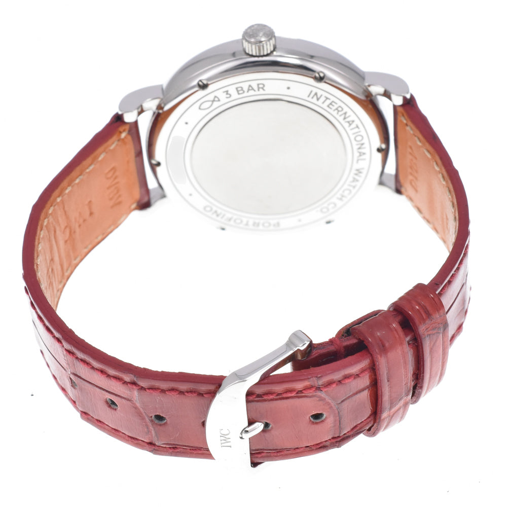with paper IWC SCHAFFHAUSEN Portofino Automatic 37 IW458109 Diamond Bezel Silver Dial Automatic Men's
 Watch Q#149239