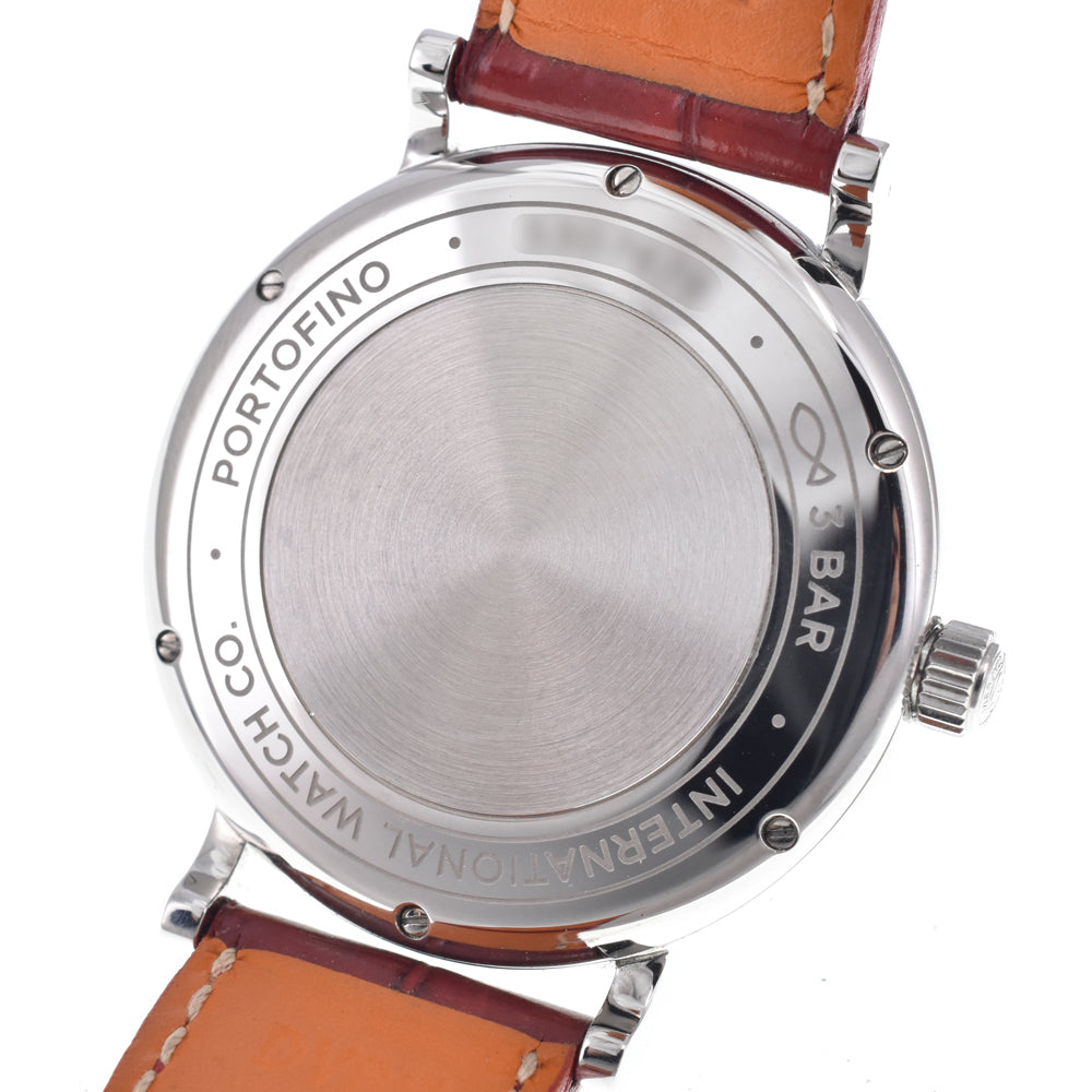 with paper IWC SCHAFFHAUSEN Portofino Automatic 37 IW458109 Diamond Bezel Silver Dial Automatic Men's
 Watch Q#149239