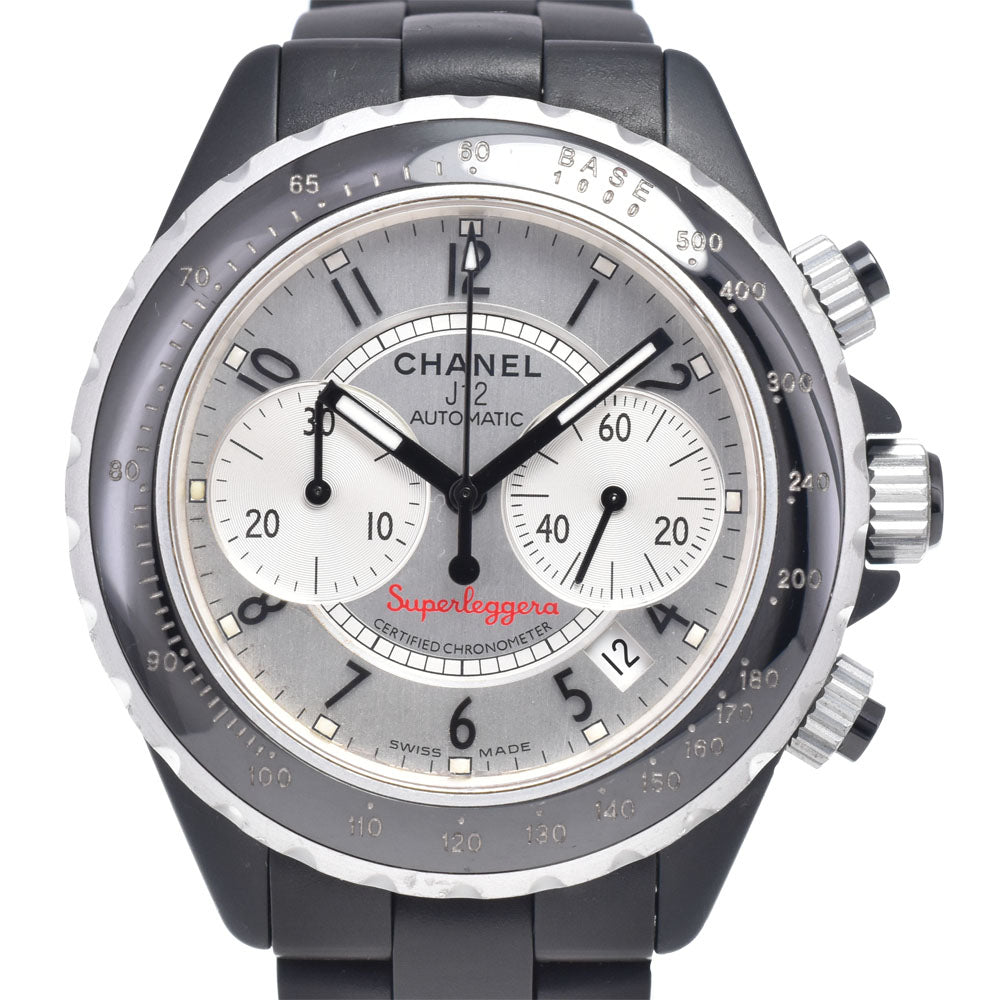 CHANEL J12 Super Reggera H2039 Chronograph Date Silver Dial Automatic Men's
 Watch Q#149242