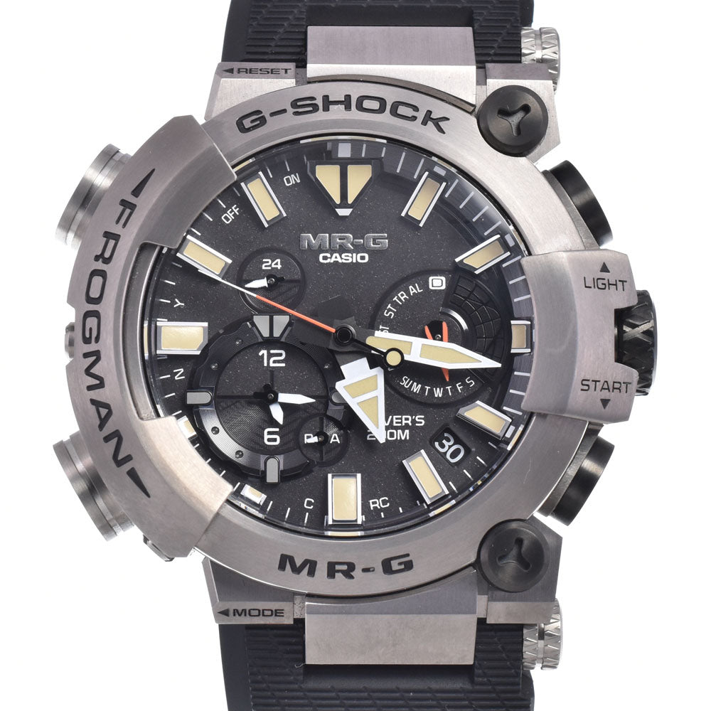with paper CASIO G-SHOCK MR-G Frogman MRG-BF1000RG-3AJR black Dial Radio Sync Solar Men's
 Watch B#149245
