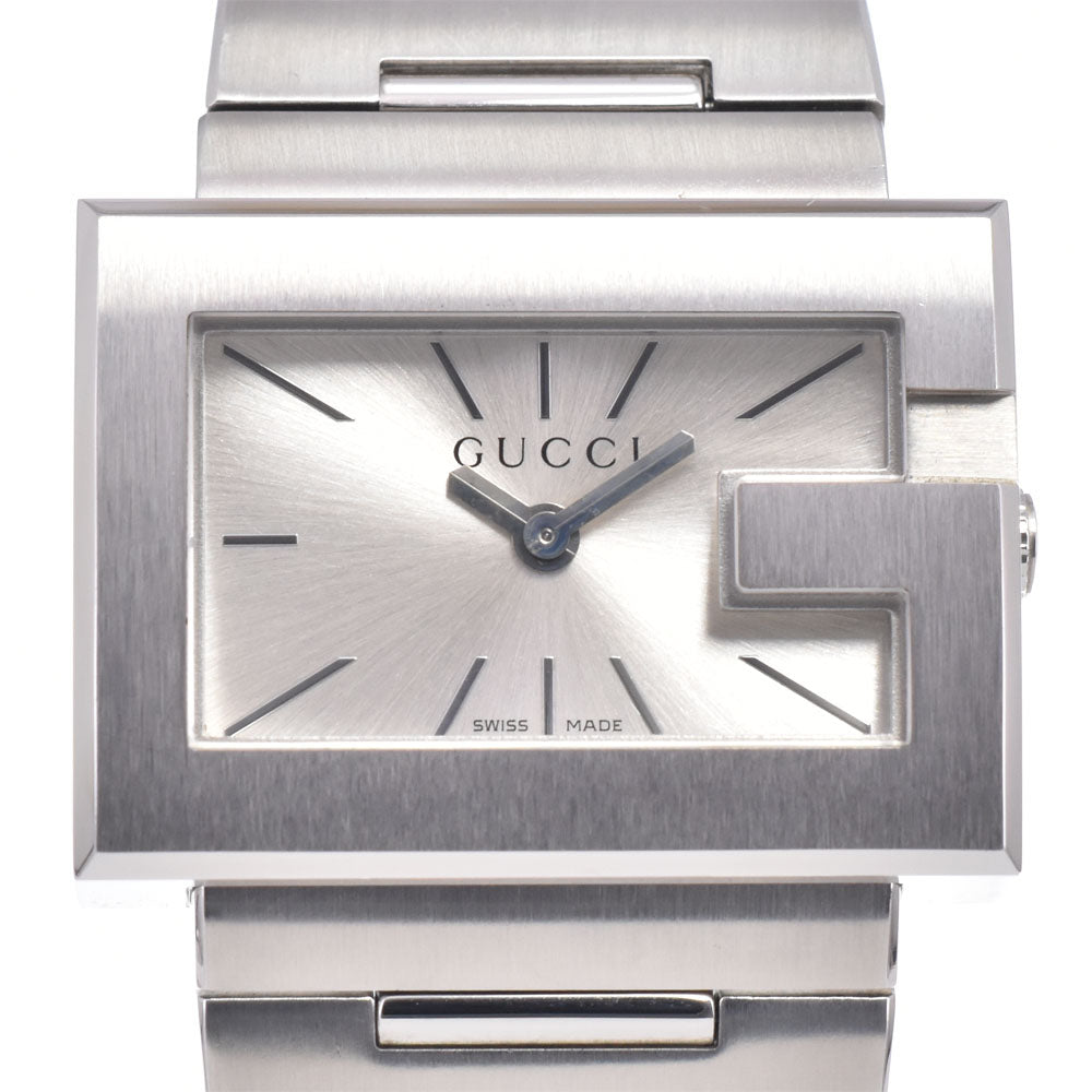 with paper GUCCI G rectangle YA100520/100L Silver Dial Quartz Ladies
 Watch R#149246