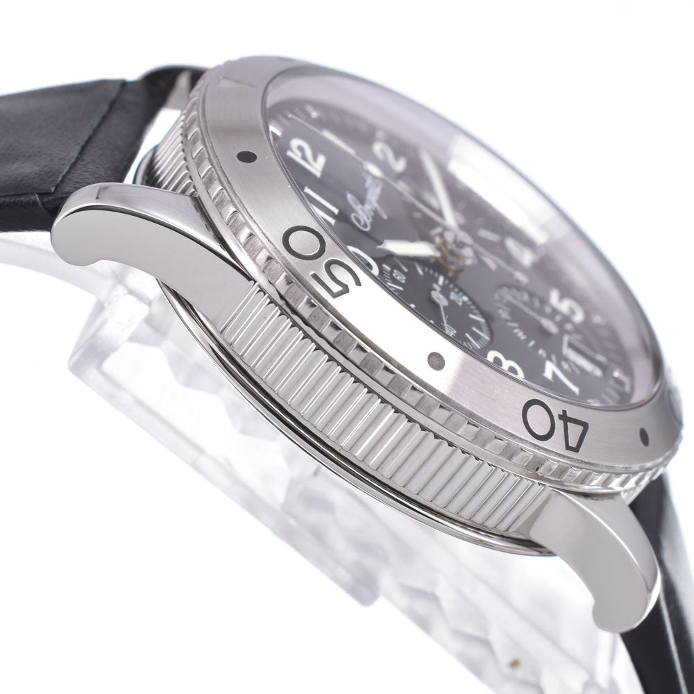 with paper Breguet Transatlantic 3820STH29W6 Chronograph Date black Dial Automatic Men's
 Watch R#149250