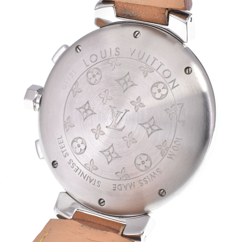 with paper LOUIS VUITTON Tambour Q1121 Dark brown Dial Automatic Men's
 Watch R#149252
