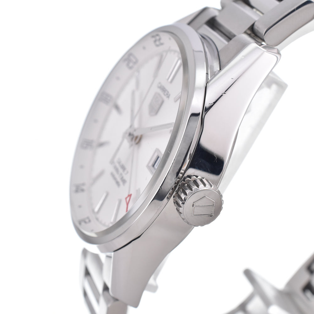 with paper TAG HEUER Carrera twin time WAR2011.BA0723 Caliber 7 Silver Dial Automatic Men's
 Watch R#149253