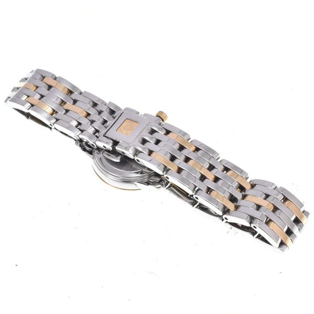 with paper OMEGA De Ville Prestige 4375.75.00 Bezel Diamond White shell Dial Quartz Ladies
 Watch R#149255