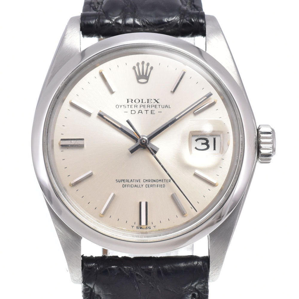 ROLEX Oyster perpetual date 1500 vintage Cal.1570 Silver Dial Automatic Men's
 Watch R#149257